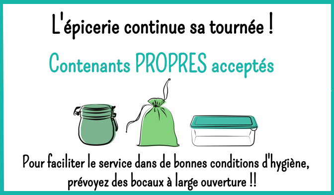 2020-10-30 Contenants contenants propres acceptés