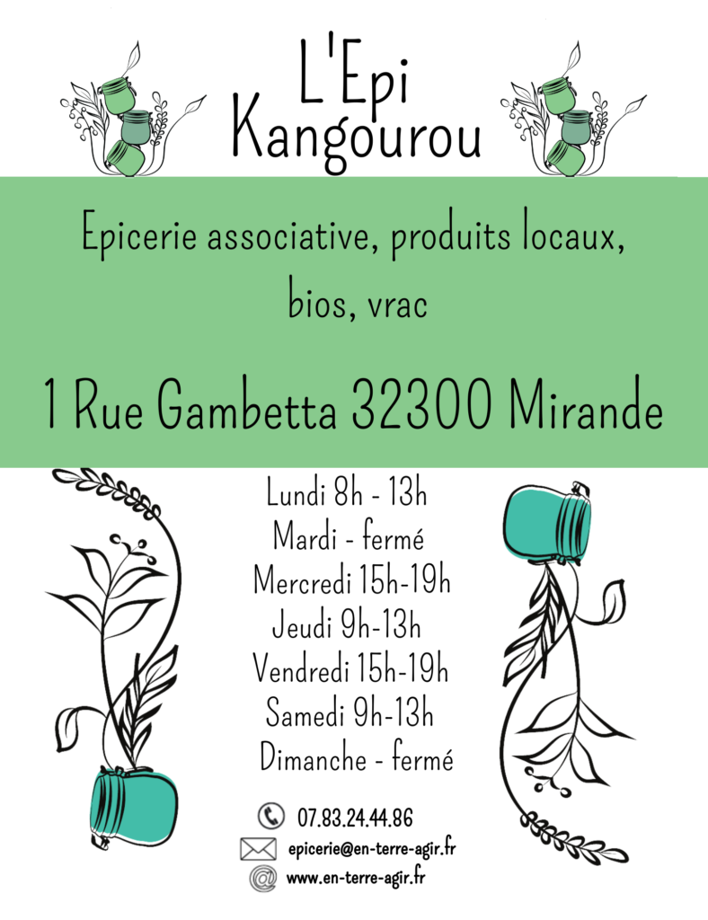 flyer épicerie asso